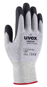 Glove Uvex Unidure Cut 5 C NBR Foam Palm Coated Knitted Liner