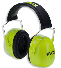 Earmuff Uvex K4 HeadBand Yellow 35dB Class 5