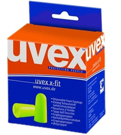 Earplug Uvex XFit Lime 26dB Class 5 Box 500