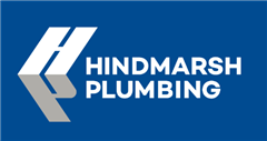 Embroidery HINDMARSH PLUMBING  Front Left Hand Side WearingBLUE  Grey Logo