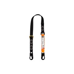 Lanyard Webbing Adjustable 2 Metre  Shock Absorbing with  2 x Snap Hook