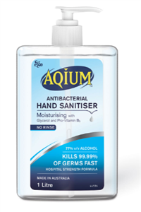 Hand Wash Gel Antibacterial Waterless Sanitiser 1 Litre
