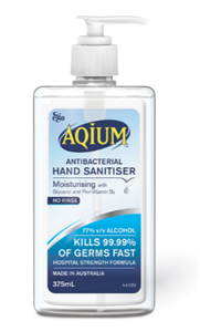 Hand Wash Gel Antibacterial Waterless Sanitiser  375ml