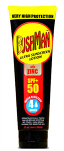 Sunscreen Bushmans ULTRA Zinc Lotion SPF 50 125ml