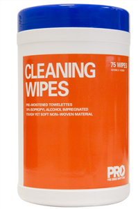 Wipes Iso Propyl Cleaning Wipes  Cannister of 75