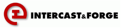 Embroidery INTERCAST  FORGE Front Left Hand Side WearingUpper GarmentsRed  Black Logo