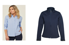 Ladies Corporate Option 1 Ladies Chambray Shirt and Ladies Softshell Jacket