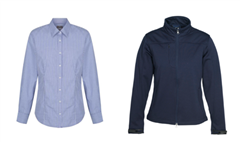 Ladies Corporate Option 2Ladies Gloweave Checked Shirt and Ladies Softshell Jacket