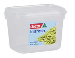 Decor Tellfresh Storer Tall Oblong 800ml