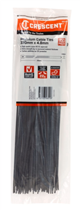 Cable Tie Black 370mm Long x 48mm Wide Pack 100
