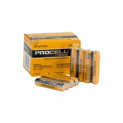 Batteries ProcellDuracell AAA PK24 BATTAAA
