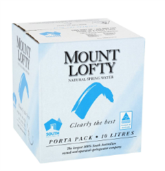 Water MOUNT LOFTY Spring Water 10 Litre Box