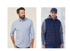 Mens Corporate Option 3 Mens Chambray Shirt and Mens Quilted Shirt