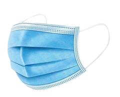 Respirator Disposable 3 Layer Filtration Face Mask Single Use Adjustable Nose Bridge and Earloops for Optimal Fit  Box of 50 Masks