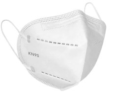 Respirator Disposable Foldable Filtering Respirator P2 Without Valve Pack of 5