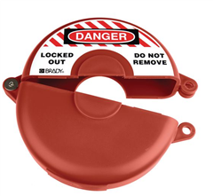 Gate Valve Lockout 63125mm Red 0481