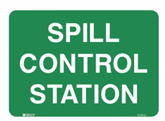 Sticker SS 250 x 180mm Spill Control