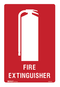 Sign Poly 225 x 300mm  Fire Extinguisher