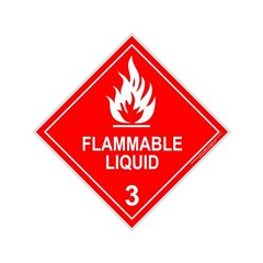 Sign 270x270mm  Magnetic  Toxic Gas 2
