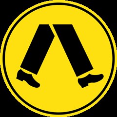 Sign Pedestrian Crossing 600mm