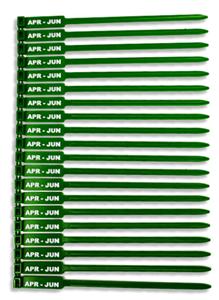 Tag GREEN Sling and Rope Tags APRJUN  Pack 100