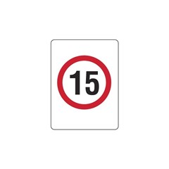 Sign 15K 600 x 450mm Metal 833970