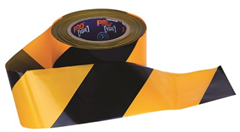 Tape Barricade BlackYellow 75mm x 100M