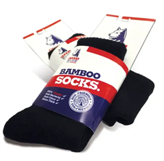 Socks Steel Blue Bamboo Size 1014