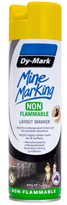 Paint Dymark Mine Marking NON Flammable Vert Yellow Marking Out Paint 400gm