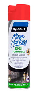 Paint Dymark Mine Marking NON Flammable Vert Fluoro Red Marking Out Paint 400gm