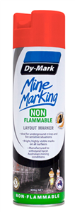 Paint Dymark Mine Marking NON Flammable Vert Fluoro Orange Marking Out Paint 400gm