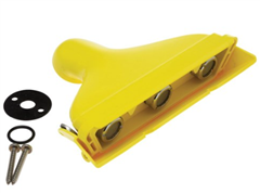Triple Head Erated Eye and Face Wash Plastic Nozzle Kit