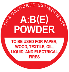 Sign ABE Powder Poly 190 x 190mm