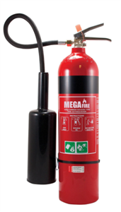 Fire Extinguisher CO2 5Kg cw Wall Bracket