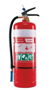 Fire Extinguisher ABE 9kg cw Wall Bracket