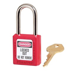 Padlock Oz MINERALS RED SLOCK 410 KD Keyed Differently RED SUPPLIED 1 KEY PER LOCK ENGRAVED WITH  PH  KEY NUMBER OZ Minerals Registered  id674551