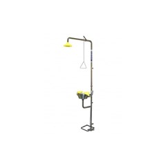 Shower Combination with Triple Nozzle Eye  Face Wash with Bowl and Foot Treadle